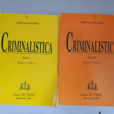 Emilian Stancu - Criminalistica - 2 Volume