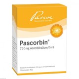Soluție injectabilă Vitamina C Pascoe Pascorbin 750 mg/5 ml, 10 fiole x 5 ml