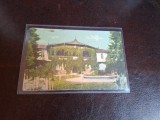 Carte postala Baile Buzias , Hotelul Parc si bazar - Circulata