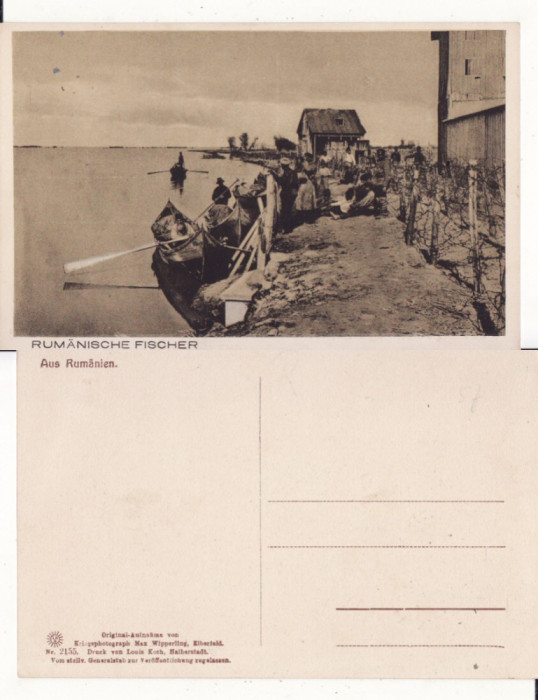 Dobrogea - tipuri, pescari - rara, militara WWI, WK1