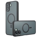 Husa Oppo A6x 4G Asteroid GSM PureFrost MagSafe, negru frost