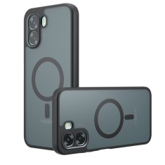 Husa Oppo A6x 4G Asteroid GSM PureFrost MagSafe, negru frost