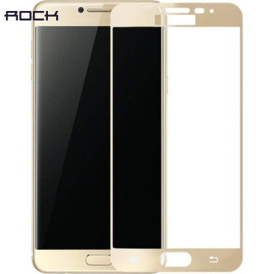 Folie Protectie Sticla 3D Gold Samsung Galaxy S6 Edge Plus foto