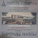 Disc vinil, LP. THREE DIVERTIMENTI FOR STRING ORCHESTRA-MOZART, Clasica