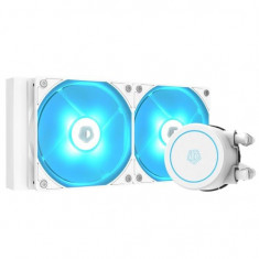 Cooler procesor cu lichid ID-Cooling Auraflow X 240 EVO Snow iluminare RGB