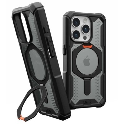 Husa pentru iPhone 15 Pro - UAG Plasma XTE - Black / Orange foto