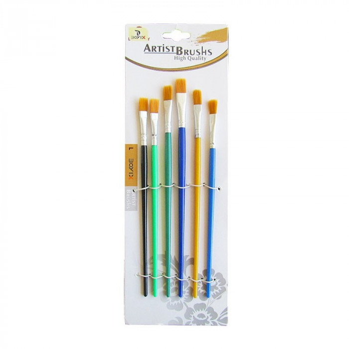 Set pensule desen late, Artist Brushes 372353, 6/set