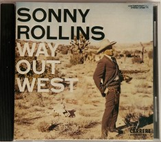 Sonny Rollins &ndash; Way Out West NM/NM cd muzica jazz hard bop Contemporary Records Franta 1985