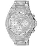Ceas Barbatesc Guess Pegasus GW0059G1 Argintiu, Bratara Metalica, Analogic, Rezistent Apa 3ATM, Diametru 45mm