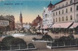 Oradea. Piata Bemer / Nagyv&aacute;rad. B&eacute;mer t&eacute;r. (circulata 1921)