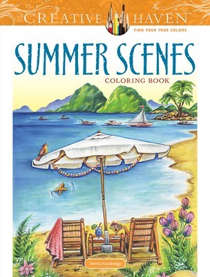 Creative Haven Summer Scenes Coloring Book foto