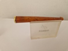 Sipca de Fumat din Bakelita -Vintage cu Inel din Aur