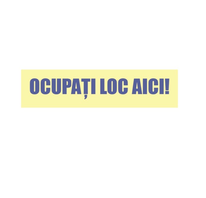 Sticker Indicator Ocupati Loc Aici