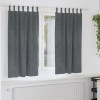 VidaXL Perdele cu perdele 2 pcs Gri deschis 140 x 175 cm Catifea 4107294