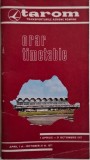 Orar Tarom 1 aprilie &ndash; 31 octombrie 1977