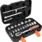 STHOR 58661 Trusa 22 tubulare cu prindere 3/8&amp;quot;