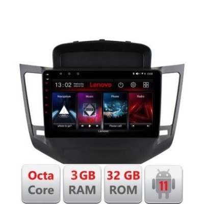 Navigatie Chevrolet Cruze 2009- D-045 Octa Core cu Android Radio Bluetooth Internet GPS WIFI DSP 3+32 GB 4G KIT LENOVO LITE CarStore Technology foto