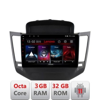 Navigatie Chevrolet Cruze 2009- D-045 Octa Core cu Android Radio Bluetooth Internet GPS WIFI DSP 3+32 GB 4G KIT LENOVO LITE CarStore Technology