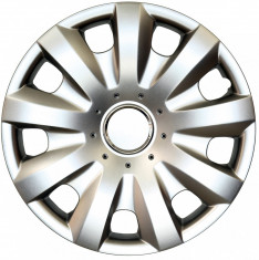 Capace roata 15 inch tip Vw, culoare Silver 15-321 Kft Auto foto