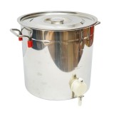 Maturator din inox pentru miere 50 kg, cu capac si robinet