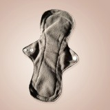 Weekiss Periods Pads, Menstruationsbinden Wiederverwendbare, Farbe Weekiss: Dunkelgrau