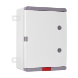 Cutie distributie IP67 din ABS gri, usa mata, placa metalica, 250x350x150 mm PD253515