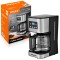 Aparat de Cafea HALEY 950W, 1.5L, LED Display, Anti-Drip, Brewing Inteligent, Inox, Control Temperatura