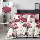 LENJERIE FINET 6 PIESE CU HUSĂ &ndash; 160&times;200 ȘI 180&times;200 (HF6P168) - 160x200