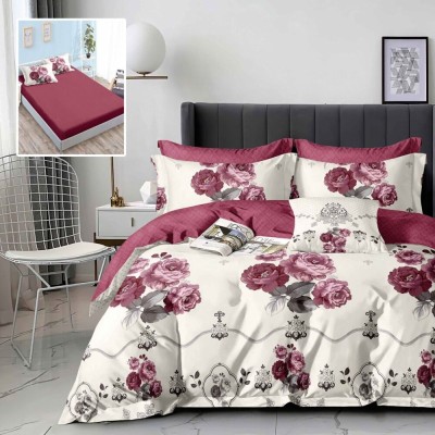 LENJERIE FINET 6 PIESE CU HUSĂ &amp;ndash; 160&amp;times;200 ȘI 180&amp;times;200 (HF6P168) - 160x200 foto