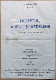 Profetul, aurul si ardelenii - Afis film romanesc, Romaniafilm 1978, cinema Epoca de Aur