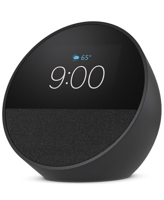 Boxa inteligenta Amazon Echo Spot 2024, Display 2.83&amp;quot;, Wi-Fi, Bluetooth, Negru foto