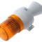 Semnalizator luminos și acustic AUER SIGNAL 24V DC, sirenă și lumină flash portocalie