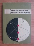 N. N. Mihaileanu - Complemente de geometrie sintetica