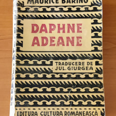 Maurice Baring - Daphne Adeane (Ed. Cultura Românească) traducere Jul. Giurgea