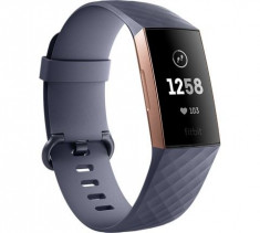 Bratara fitness Fitbit Charge 3 - blue grey foto