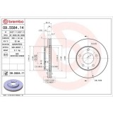 Set disc frana Ford Probe 2 (Ecp) 09.92-03.98; Mazda 626 4 (Ge) 08.91-08.98, 626 4 Hatchback (Ge) 08.91-08.98, 626 5 (Gf) 05.97-12.02, 626 5 Estate (