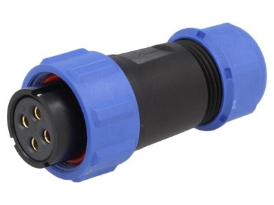 Mufă Mamă SP21 4 PIN IP68 10A 500V 7-12mm foto