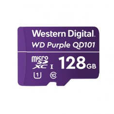 Card Memorie microSDXC Western Digital WD Purple QD101, 128Gb, Clasa 10 / UHS-1 U1 WDD128G1P0C