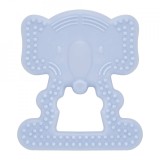 Jucarie Dentitie BabyJem Elefant Bleu | Varsta 3 luni+ | Fara BPA | Dimensiuni 10x8 cm