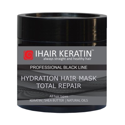 Masca hidratanta Total Repail Black Line Ihair Keratin 500ml foto