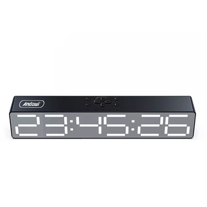 Boxa portabila cu ceas YXB133, BT, USB, 15W P.M.P.O.