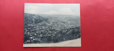 Caras Severin Resita Resicza Resiczarol Vedere generala Carte postala dubla 1900 foto