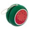Jucărie Yo-Yo Lemn, Diametru 5.5cm, Grosime 3.5cm, Model Pepene Verde