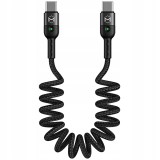 Mcdodo Cablu Usb-C Arc Spiralat &Icirc;ncărcare Rapidă Usb Tip C Led 2M