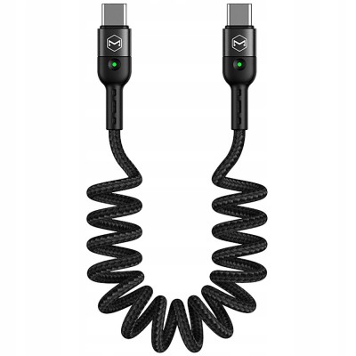 Mcdodo Cablu Usb-C Arc Spiralat &amp;Icirc;ncărcare Rapidă Usb Tip C Led 2M foto