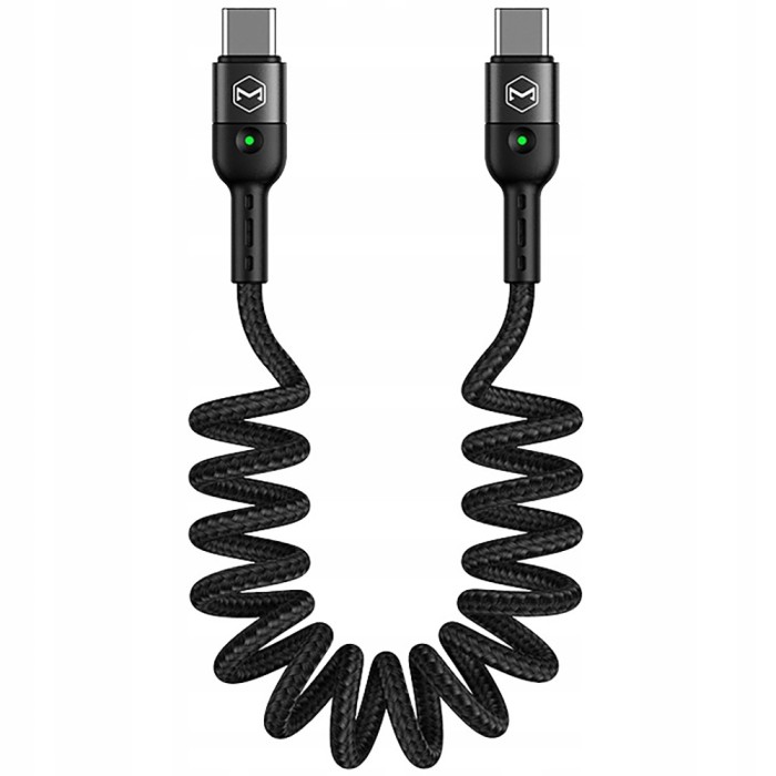 Mcdodo Cablu Usb-C Arc Spiralat &Icirc;ncărcare Rapidă Usb Tip C Led 2M
