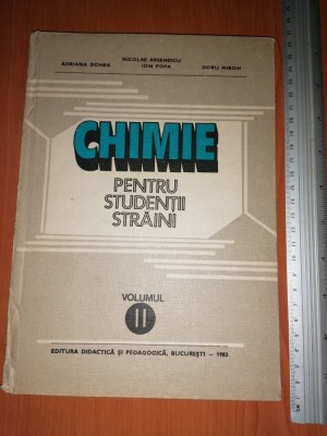 MANUAL CHIMIE PENTRU STUDENTII STRAINI foto