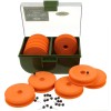 NGT Chod / Zig Bin with 10 EVA Winders, NGT TACKLE