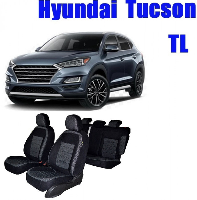 Huse Auto Dedicate HYUNDAI TUCSON 2015-2021 (BANCHETA FRACTIONATA)