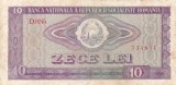 ROMANIA 10 lei 1966 VF!!!